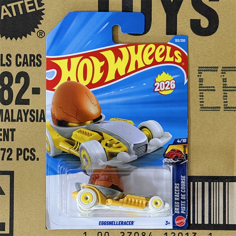 Mattel Toy Hot Wheels - รถของเล่นฮอทวีลส์สำหรับเด็กผู้ชาย 103 # 2026E HOTWHEELS EGGSHELLERACER