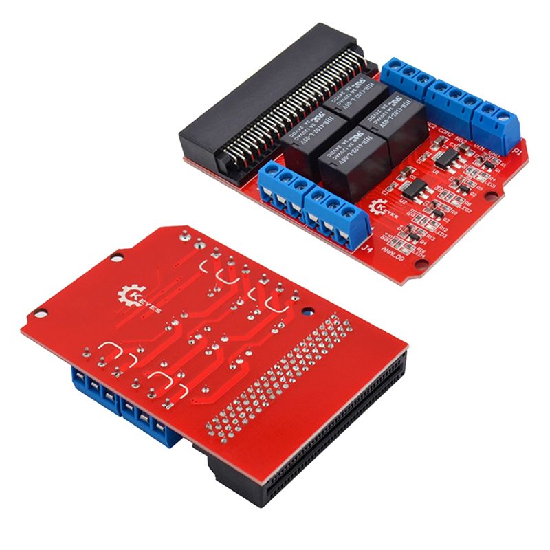 Kids Education Program - โมดูลรีเลย์ 4 ช่อง SCLS Microbit Shield