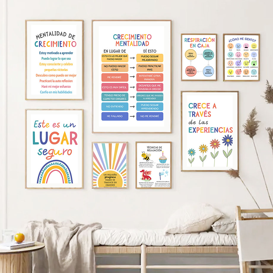 สโลแกนการศึกษาภาษาสเปนสายรุ้งซ - Kids Education Yes บทวิจารณ์และราคา