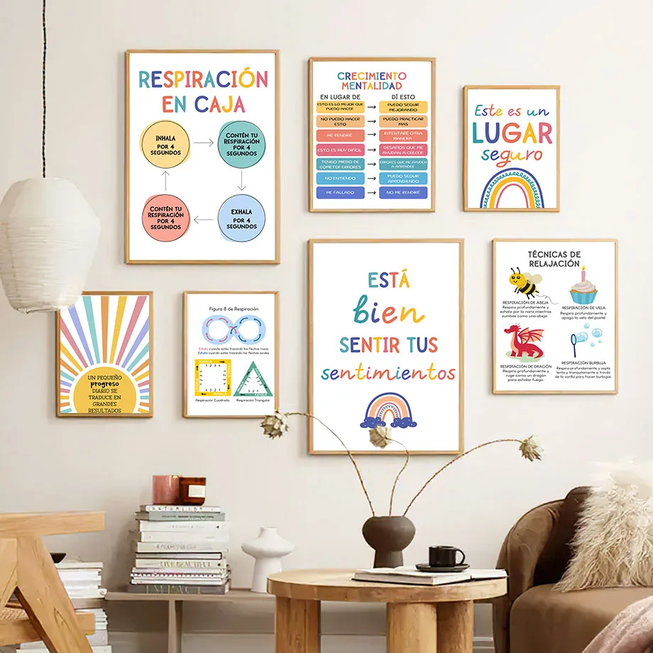 สโลแกนการศึกษาภาษาสเปนสายรุ้งซ - Kids Education Yes บทวิจารณ์และราคา