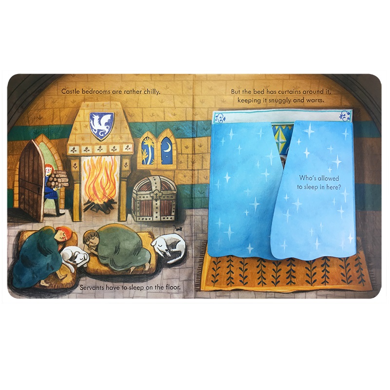 Usborne Peep Inside The Castle - Kids Education Age บทวิจารณ์และราคา