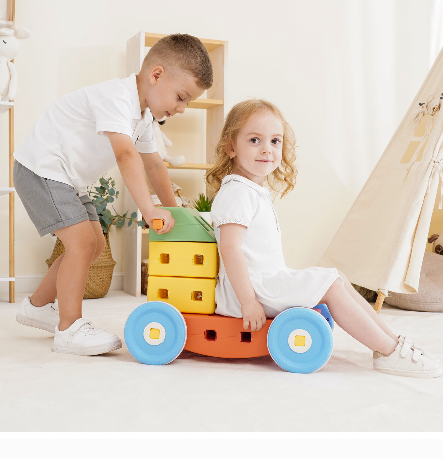 บล็อกตัวต่อ DIY สำหรับเด็กวัยเ - Kids Education Age บทวิจารณ์และราคา